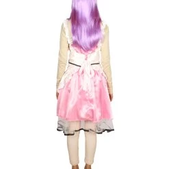 HPO Adult Women's Sexy French Maid Uniform Costume | Light Pink Cosplay Costume