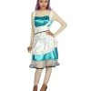 HPO Adult Women's Sexy French Maid Uniform Costume | Lake Blue Cosplay Costume