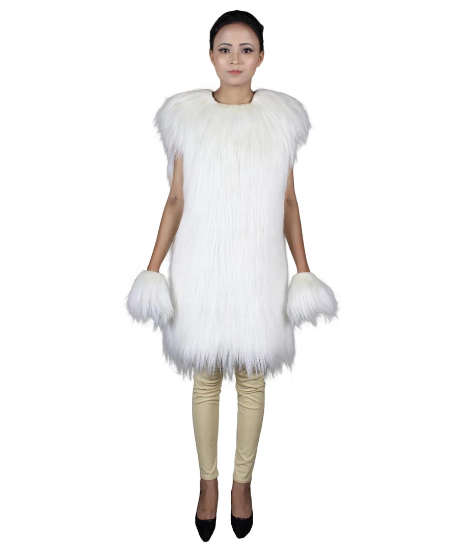 HPO Adult Women's Hairy Warrior Ape Military Leader Resistance Fighter Unisex Costume | Multiple Color Options Cosplay Costume