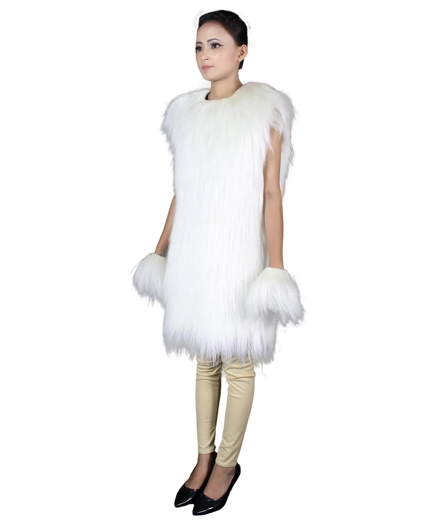 HPO Adult Women's Hairy Warrior Ape Military Leader Resistance Fighter Unisex Costume | Multiple Color Options Cosplay Costume