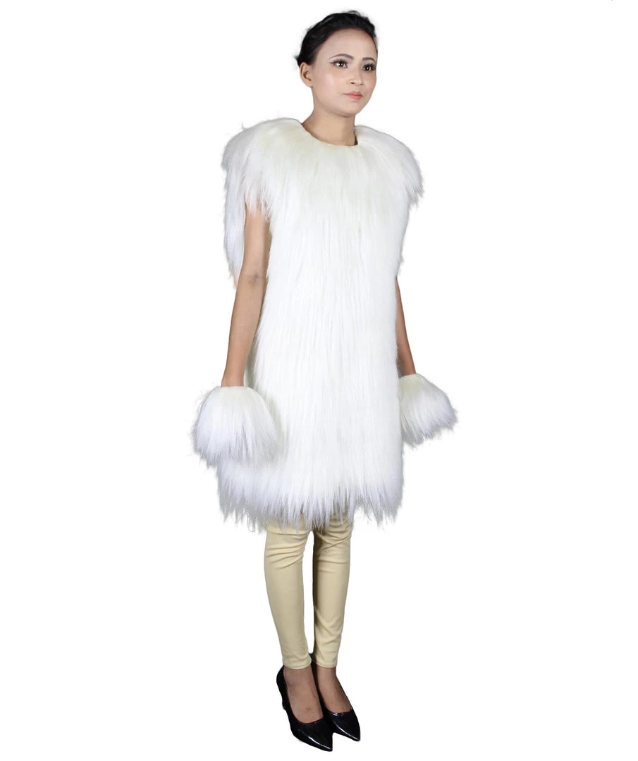 HPO Adult Women's Hairy Warrior Ape Military Leader Resistance Fighter Unisex Costume | Multiple Color Options Cosplay Costume