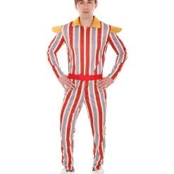 HPO Men's Deluxe Space Superstar Costume Multicolored
