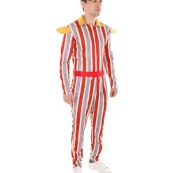 HPO Men's Deluxe Space Superstar Costume Multicolored