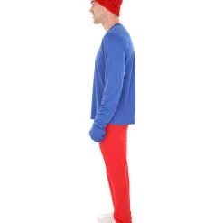 HPO Men's Cosplay Blue Costume | Blue Red Color