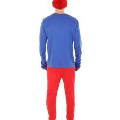HPO Men's Cosplay Blue Costume | Blue Red Color
