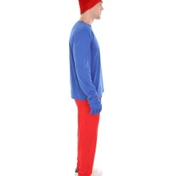 HPO Men's Cosplay Blue Costume | Blue Red Color