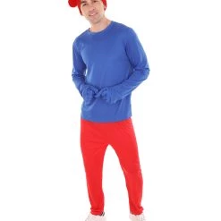 HPO Men's Cosplay Blue Costume | Blue Red Color