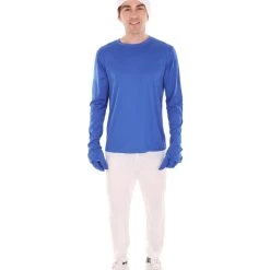 HPO Men's Cosplay Blue Costume | Blue White Color