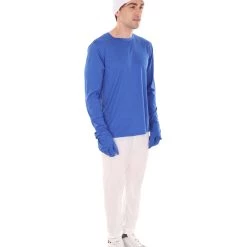 HPO Men's Cosplay Blue Costume | Blue White Color