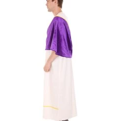 HPO Adult Men's Historical Costume | White And Purple Cosplay Costume