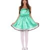 HPO Adult Women's 50s Prom Dress Costume | Green Cosplay Costume