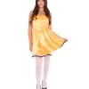 HPO Adult Women's 50s Prom Dress Costume | Orange Cosplay Costume