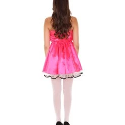 HPO Adult Women's 50s Prom Dress Costume | Dark Pink Cosplay Costume