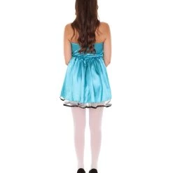 HPO Adult Women's 50s Prom Dress Costume | Aqua Blue Cosplay Costume