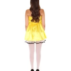 HPO Adult Women's 50s Prom Dress Costume | Yellow Cosplay Costume