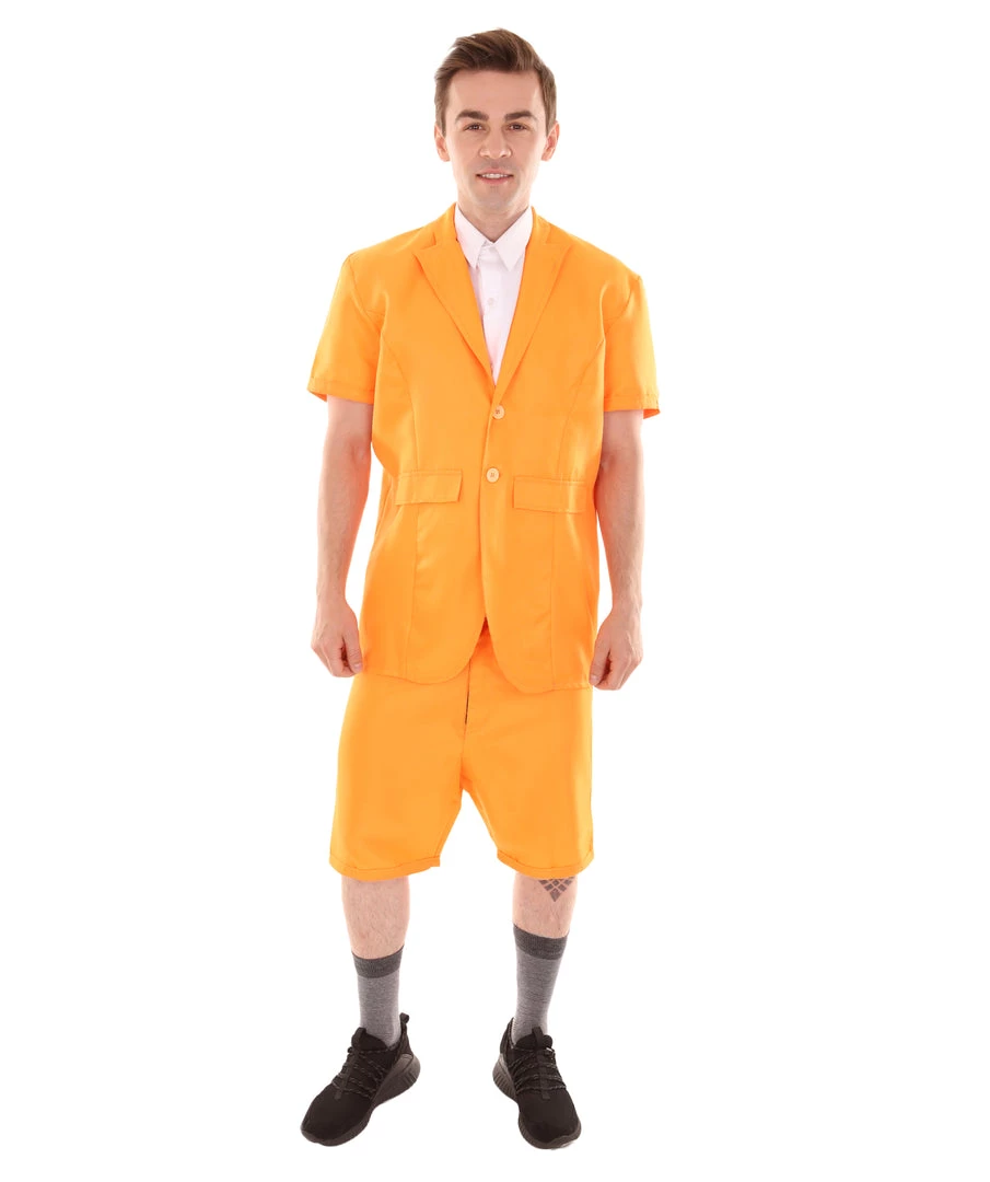 HPO Adult Men's Classic-Fit Hombre 90'S Costume | Yellow Cosplay Costume