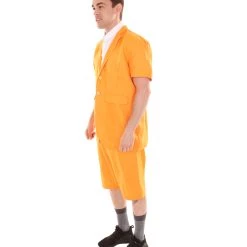 HPO Adult Men's Classic-Fit Hombre 90'S Costume | Yellow Cosplay Costume
