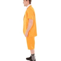 HPO Adult Men's Classic-Fit Hombre 90'S Costume | Yellow Cosplay Costume