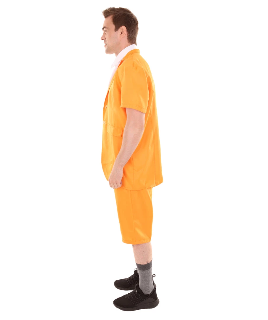 HPO Adult Men's Classic-Fit Hombre 90'S Costume | Yellow Cosplay Costume