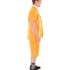HPO Adult Men's Classic-Fit Hombre 90'S Costume | Yellow Cosplay Costume