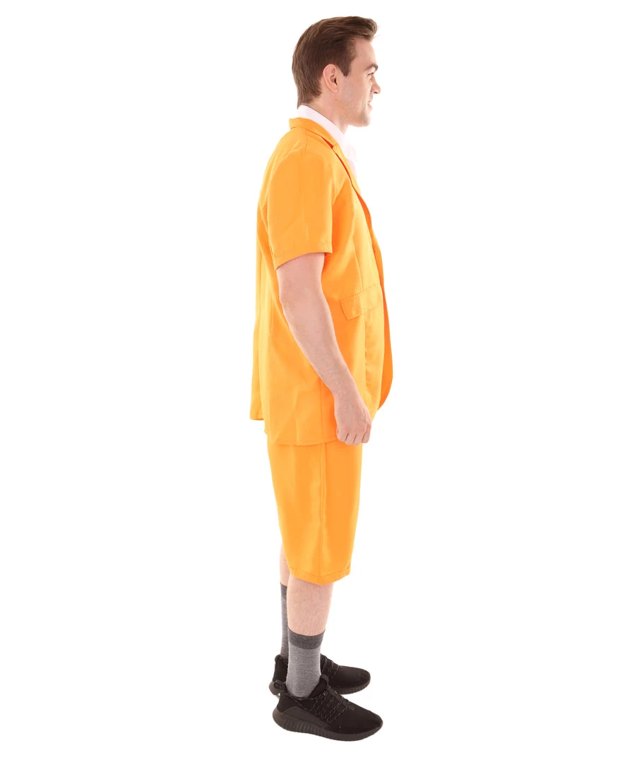 HPO Adult Men's Classic-Fit Hombre 90'S Costume | Yellow Cosplay Costume