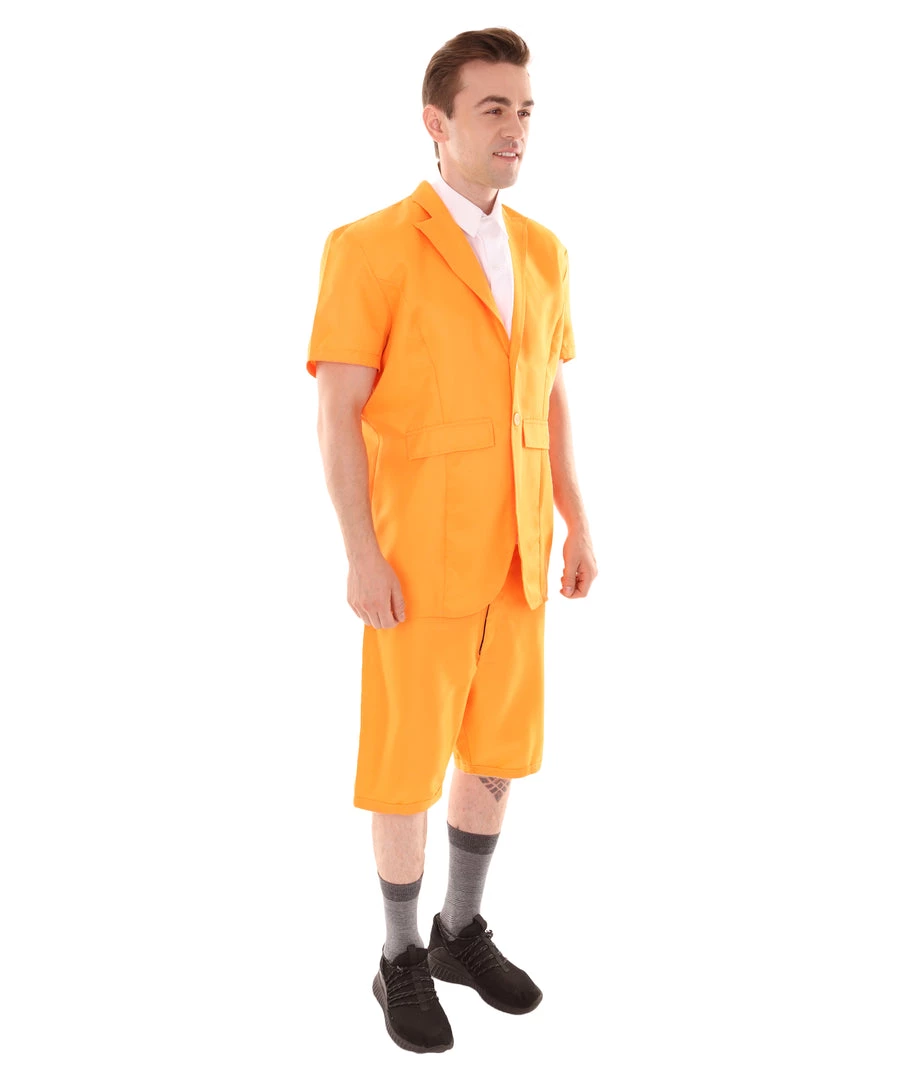 HPO Adult Men's Classic-Fit Hombre 90'S Costume | Yellow Cosplay Costume