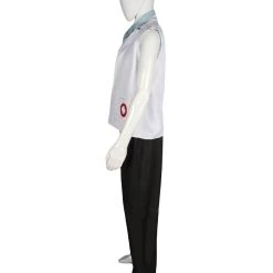 HPO Adult Men's White Doctor & Nurse Costume | Black & White Cosplay Costume