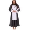 HPO Adult Women's Vintage Nurse Costume | Black & White Cosplay Costume