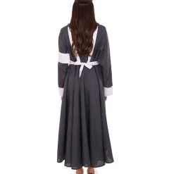 HPO Adult Women's Vintage Nurse Costume | Black & White Cosplay Costume