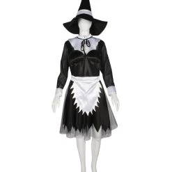 HPO Adult Women's Salem Costume Black & White Cosplay Costume