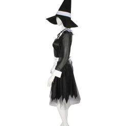 HPO Adult Women's Salem Costume Black & White Cosplay Costume