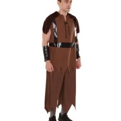 HPO Adult Men's Mythical Creatures Cyclops Monster Beast Costume | Brown Halloween Costume