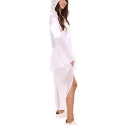 HPO Adult Women's Mythical Creature The Celtic Myth Fairy Death Angel Costume | Silver Cosplay Costume