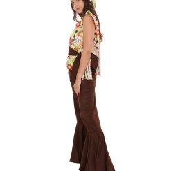 HPO Adult Women's 70's Hippie Costume | Multi Cosplay Costume