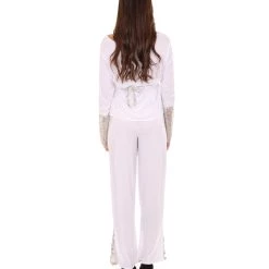 HPO Adult Women's 70s Retro Hippie Groovy Dancing Costume | White Cosplay Costume
