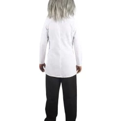 HPO Adult Men's Mad Scientist Costume | Black & White Halloween Costume