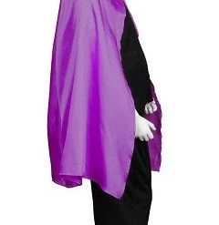 HPO Child's Superhero Party Cape With Mask Set Costume | Purple Cosplay Costume