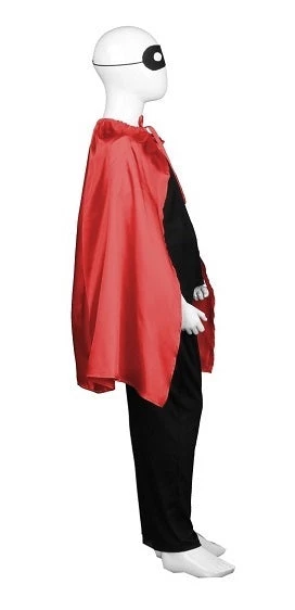 HPO Child's Superhero Party Cape With Mask Set Costume | Red Cosplay Costume