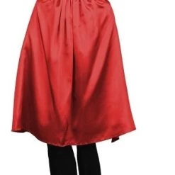 HPO Child's Superhero Party Cape With Mask Set Costume | Red Cosplay Costume
