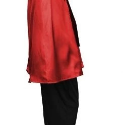HPO Child's King/Queen Reversible Vampire Cape Costume | Red & Black Cosplay Costume