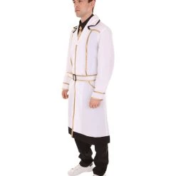 HPO Adult Men's Kaneki Ken Tokyo Ghoul:Re Uniform Outfit Costume | White & Black Cosplay Costume