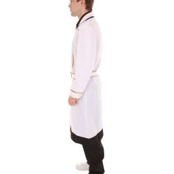 HPO Adult Men's Kaneki Ken Tokyo Ghoul:Re Uniform Outfit Costume | White & Black Cosplay Costume