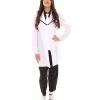 HPO Adult Women's Doctor Costume | Black & White Cosplay Costume