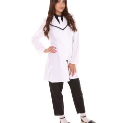 HPO Adult Women's Doctor Costume | Black & White Cosplay Costume