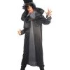HPO Adult Men's Ghost Gaming Costume | Black Halloween Costume