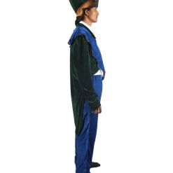 HPO Adult Men's Wizard Costume | Black & Blue Cosplay Costume