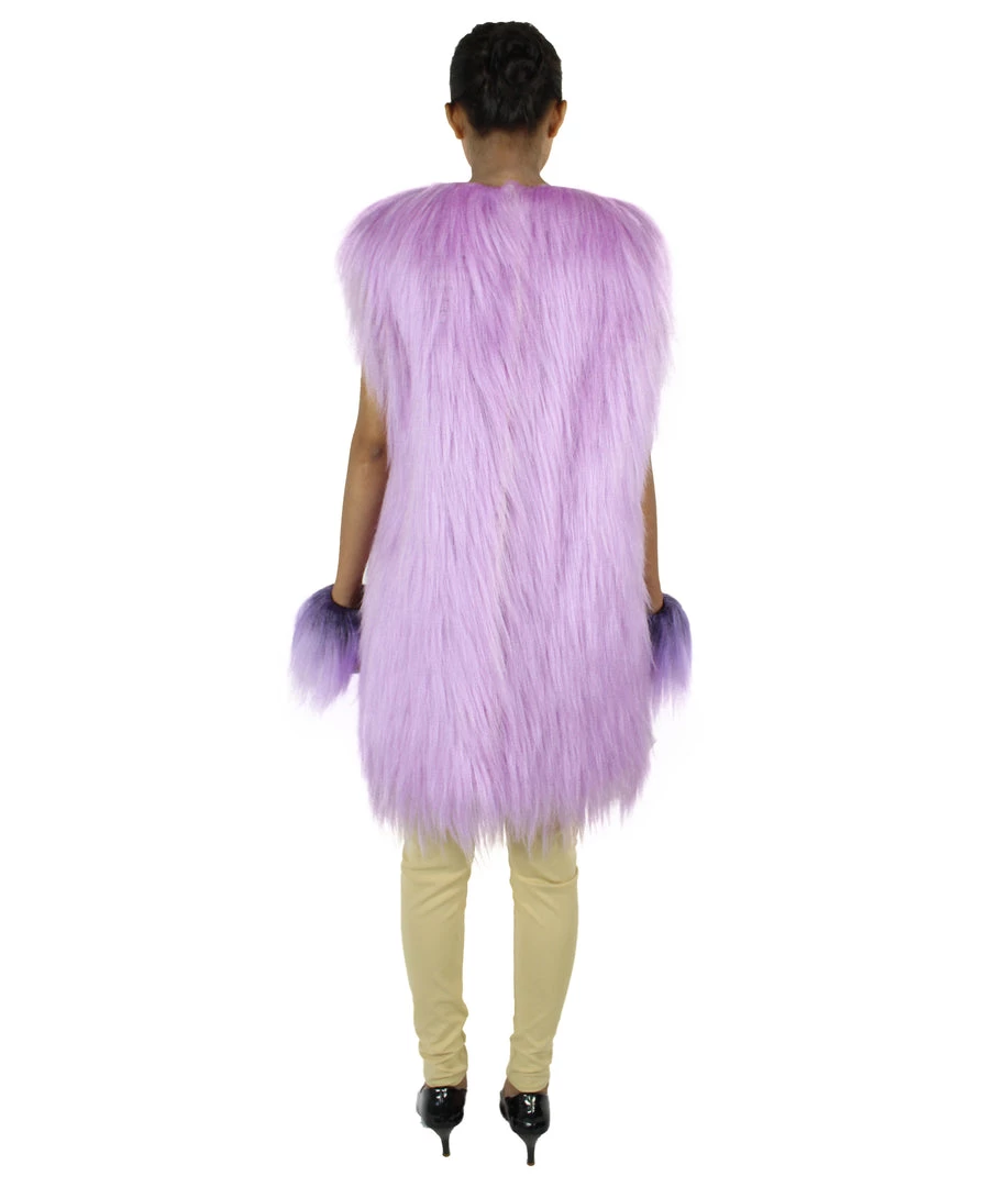 HPO Adult Women's Hairy Warrior Ape Military Leader Resistance Fighter Unisex Costume | Multiple Color Options Cosplay Costume