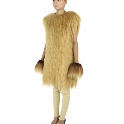 HPO Adult Women's Hairy Warrior Ape Military Leader Resistance Fighter Unisex Costume | Multiple Color Options Cosplay Costume