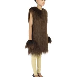 HPO Adult Women's Hairy Warrior Ape Military Leader Resistance Fighter Unisex Costume | Multiple Color Options Cosplay Costume