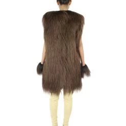 HPO Adult Women's Hairy Warrior Ape Military Leader Resistance Fighter Unisex Costume | Multiple Color Options Cosplay Costume